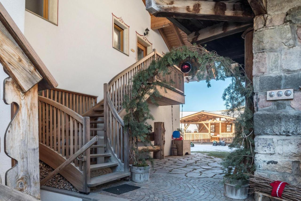 Schildberghof Panorama Lägenhet Seis am Schlern Exteriör bild