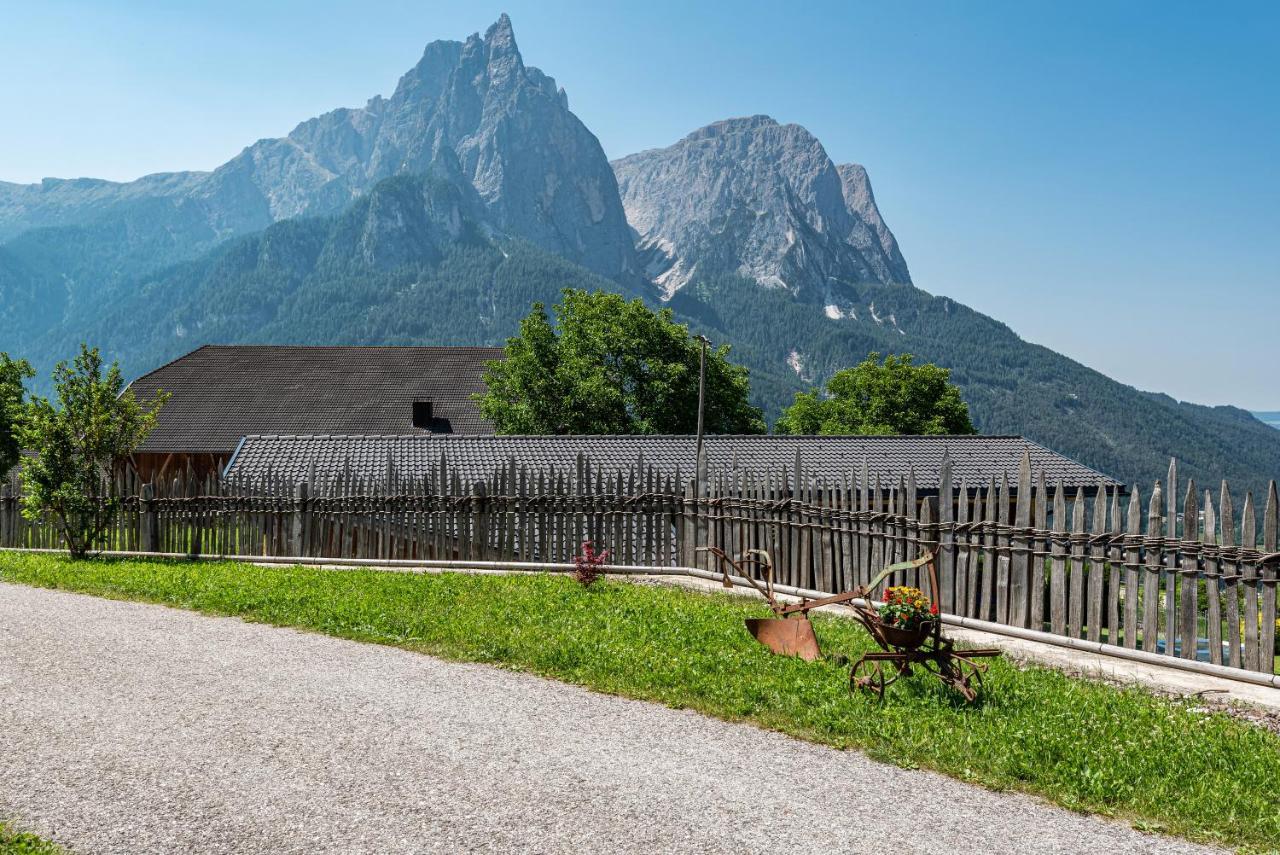 Schildberghof Panorama Lägenhet Seis am Schlern Exteriör bild