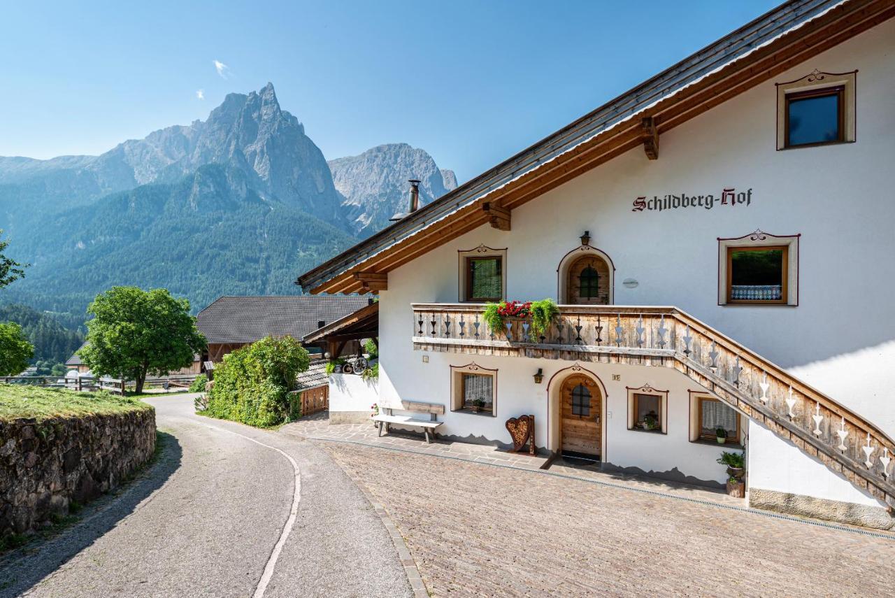 Schildberghof Panorama Lägenhet Seis am Schlern Exteriör bild